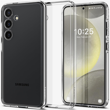 Case for Samsung Galaxy S24 Spigen Ultra Hybrid Case, transparent back cover, Crystal Clear Glass