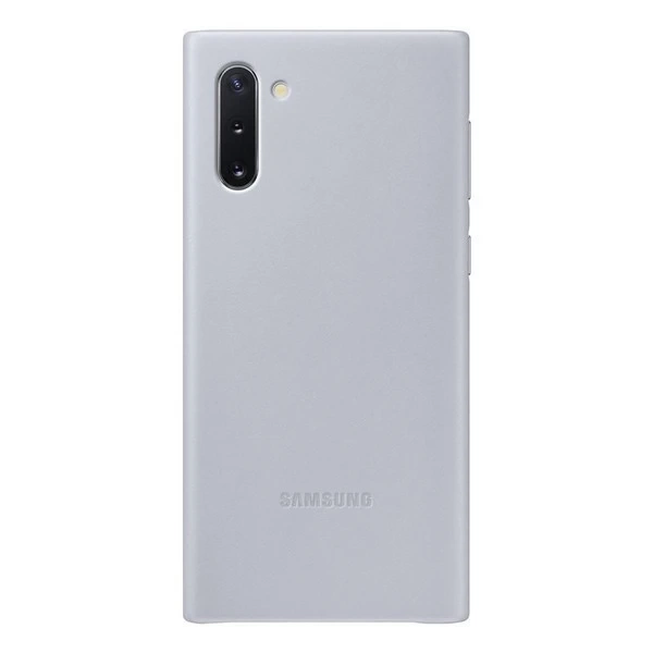 Samsung Hülle EF-VN970LJ für Samsung Galaxy Note 10 N970 grau/grau Lederhülle