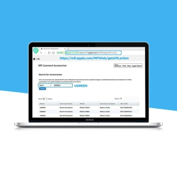 Ugreen cable USB - Lightning MFI 2m 2.4A white (20730)