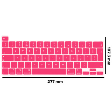 Alogy Schutzhülle Tastaturabdeckung für Apple Macbook Pro 13 / Pro 16 Pink
