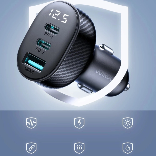 Autonabíjačka Joyroom JR-CCD04 30W 2×USB-C