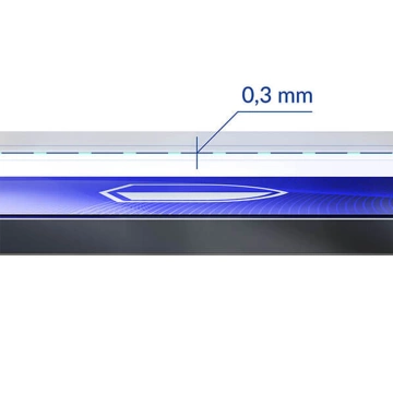Hybridní sklo kombinace skla a 3mk FlexibleGlass fólie pro přední ochranu telefonu Samsung Galaxy Z Fold 6