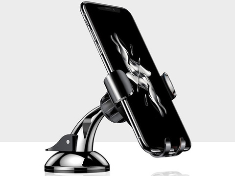 Baseus gravitational car holder for Osculum Type Black cockpit