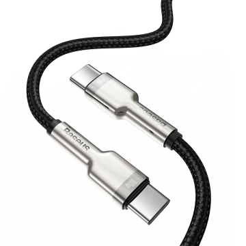 Kábel Baseus Cafule USB-C na USB-C, 100 W, 2 m (čierny)