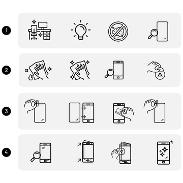 Hybridné sklo pre Samsung Galaxy A54 5G Ochranná fólia na obrazovku Alogy Flexi Glass 9H Case Friendly Flat Screen Protector