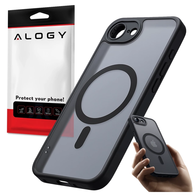Чохол для Apple iPhone 16 Pro Max Alogy Anti-Shock Hybrid Case for MagSafe Transparent