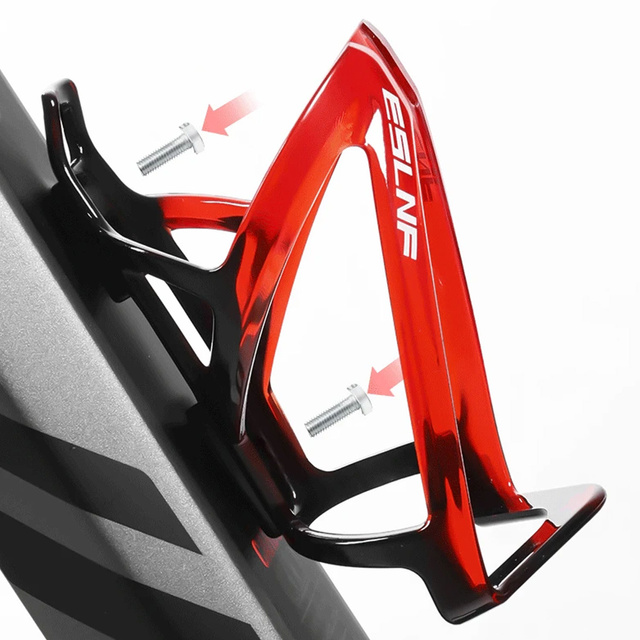 Кошик для пляшки з водою, напій, пляшка з водою, тримач для велосипеда, універсальний тримач для пляшки з водою, з місцем для Airtag, чорний і червоний