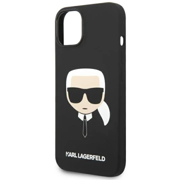 Etui Karl Lagerfeld KLHCP14MSLKHBK pro iPhone 14 Plus 6,7" pevné pouzdro silikonová Karl`s Head