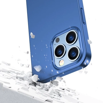 Joyroom 360 Full Case Cover for iPhone 13 Pro Back and Front Cover Tempered Glass Blue (JR-BP935 blue)