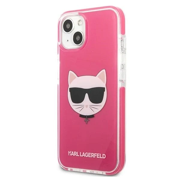 Etui Karl Lagerfeld KLHCP13MTPECPI для iPhone 13 6,1" Hardcase Choupette Head