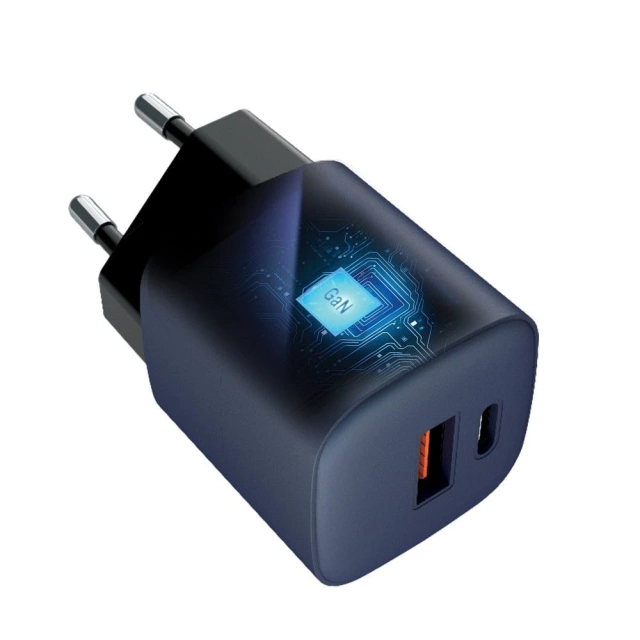 Nabíječka FORCELL F-ENERGY GaN Typ C USB A PD QC4.0 3A 33W šedá