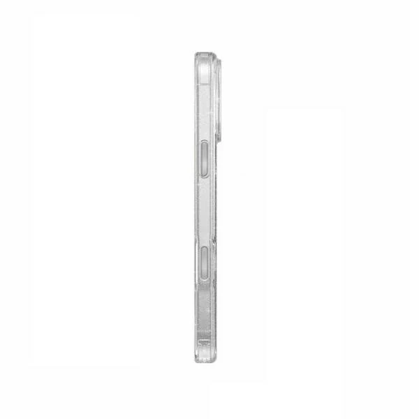 Etui UNIQ Coehl Lumino do iPhone 16 Pro MagSafe Srebrne Brokatowe