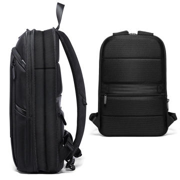 Bange voděodolný batoh na 15,6" notebook, městský cestovatel, 45x30x16 cm, do práce, do letadla, pánské, dámské, s USB portem Černá