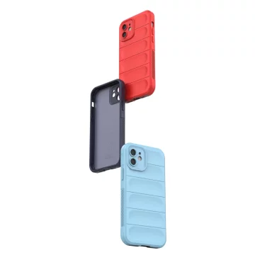 Magic Shield Case etui do iPhone 13 elastyczny pancerny pokrowiec ciemnoniebieski