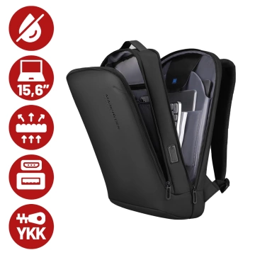 Чохол для Apple iPhone 16 Pro Max Alogy MagSafe Hybrid Matte Case Matte Cover with Lens Protection Black