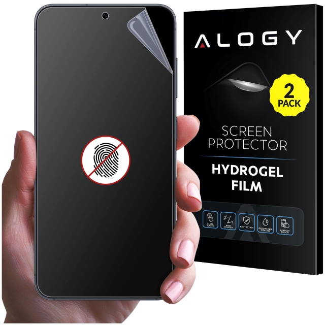 2x Folia "MATOWA" do Samsung Galaxy S25+ Plus Hydrożelowa Alogy HydroSkin Matte Pro™ na ekran do etui "BEZ ODCISKU PALCÓW"