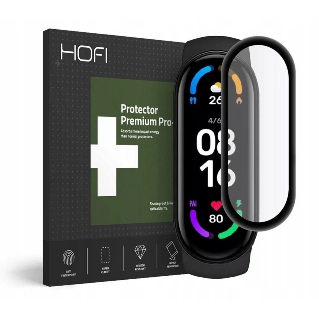 hofi hybrid glass xiaomi mi smart band 6 / 6 nfc black