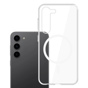 Protective case for Samsung Galaxy S23 3mk Clear MagCase