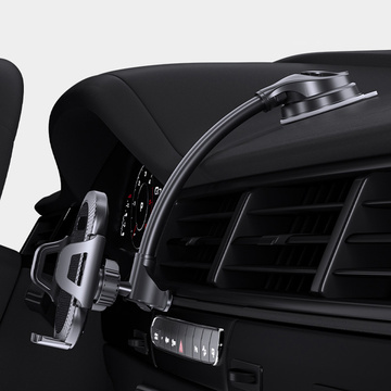 Car holder Car phone holder for the dashboard, windshield, dashboard Black