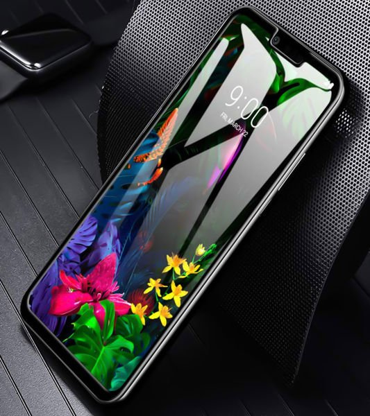 Gehärtetes Glas Alogy Vollbild für LG G8 Black