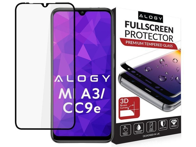 Alogy Full Glue ochranné sklo pre Xiaomi Mi A3 / CC9e Black