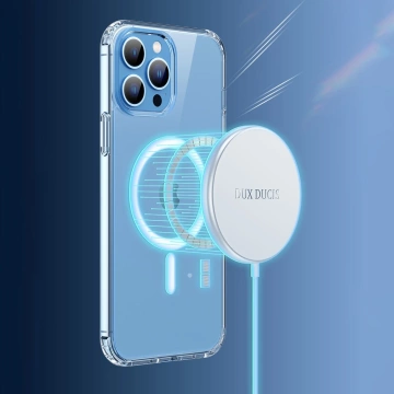 Dux Ducis Clin magnetické pouzdro pro iPhone 14 Pro kompatibilní s MagSafe transparentní