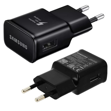 Оригінальний настінний зарядний пристрій Samsung EP-TA200EBE 2A Black