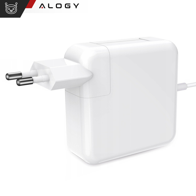 Nabíječka Alogy Nabíječka pro MacBook Nabíječka pro Apple MacBook MagSafe 2 T-type 45W napájecí adaptér bílý