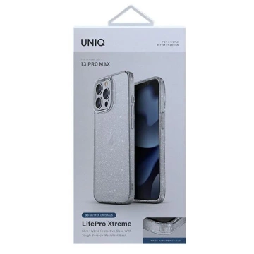 UNIQ Hülle für LifePro Xtreme iPhone 13 Pro Max 6.7" transparent/Lametta lucent