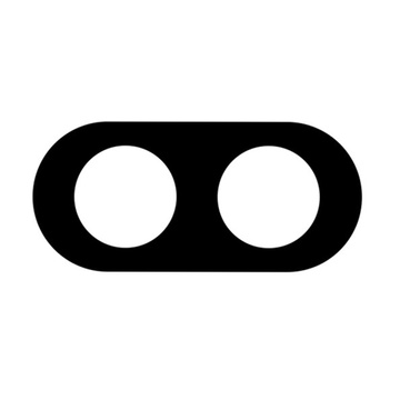 Protective glass for the camera lens for Samsung Galaxy Z Flip 5, Lens Full Camera Glass overlay, black