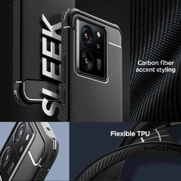 Ochranný kryt Spigen Rugged Armor Phone Case pre Xiaomi 13R/13T Pro Matte Black