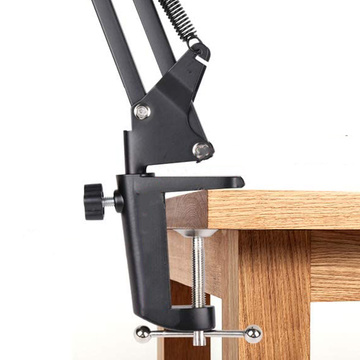 Stolní LED lampa Alogy Dreslarska USB s nastavitelným dlouhým ramenem na desku stolu Black