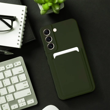 POUZDRO NA KARTU pro SAMSUNG GALAXY S24 Plus zelené