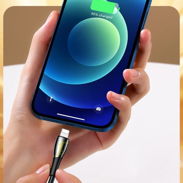 Joyroom Mermaid Serie Kabel USB - Lightning 2,4A 1,2m schwarz (S-1230K6)