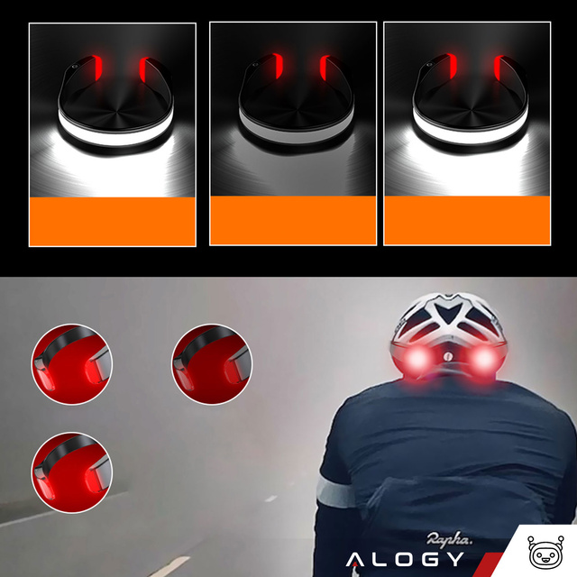 2x COB LED čelovka na beh na bicykli, výkonná, dobíjacia, USB typ C, čelovka Alogy, IPX4, čierna