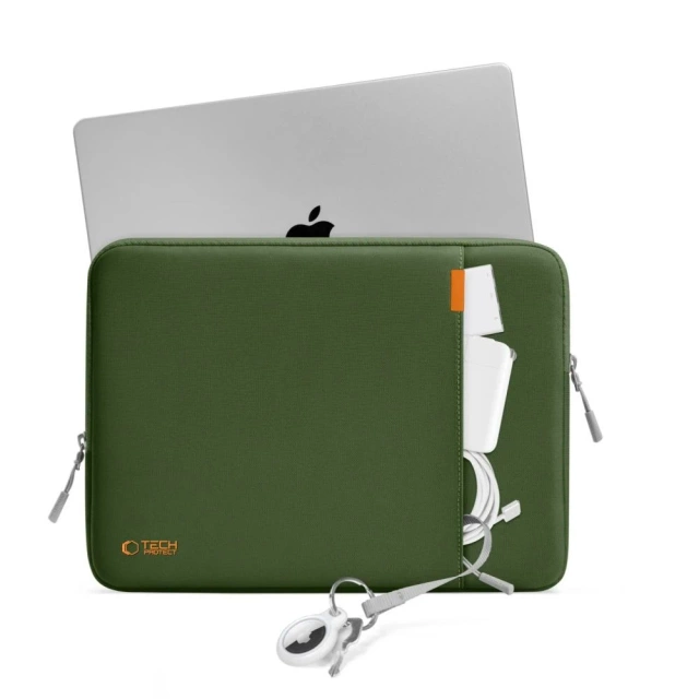 Etui Tech-Protect Defender Laptop 13-14" Army Green Pokrowiec