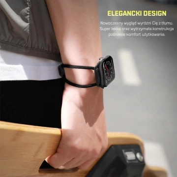 Řemínek BASEUS Apple Watch 3/4/5/6 / SE 38-40 mm Bílá / Růžová