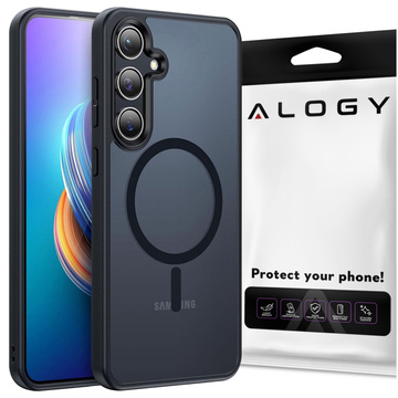 Pouzdro pro Samsung Galaxy S24, Mag Safe Case, zadní kryt telefonu MagMat, matná černá