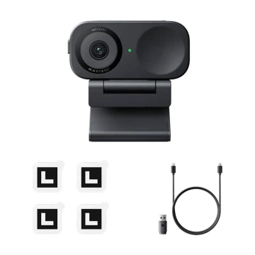 Веб-камера Insta360 Link 2C 4K з HDR, шумозаглушенням на базі штучного інтелекту та автоматичним кадруванням.