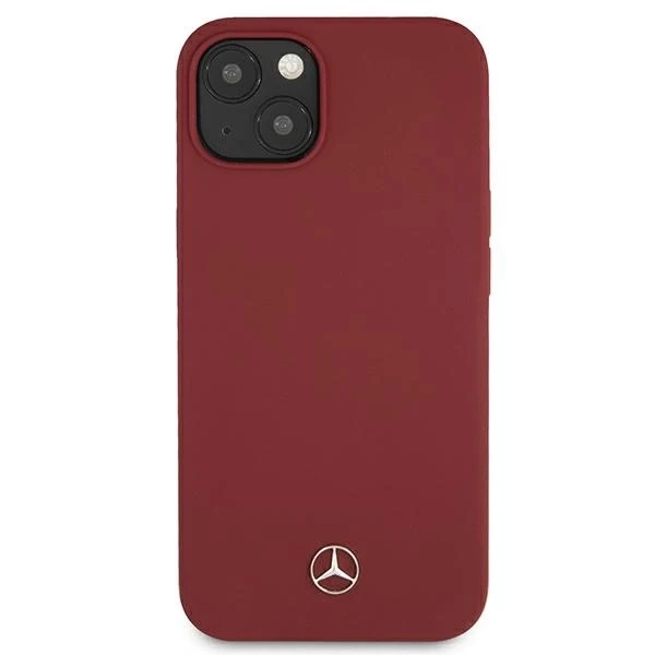 Etui Mercedes MEHCP13SSILRE na iPhone 13 mini 5,4" pevné puzdro Silicone Line