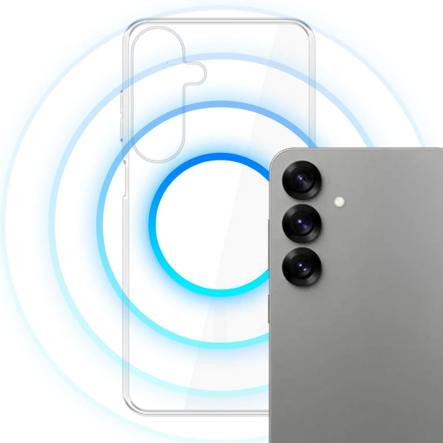Чохол для Samsung Galaxy S25 3mk Clear MagCase MagSafe Transparent