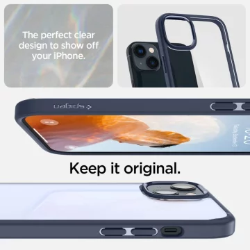Spigen ultra hybrid iphone 14 plus темно-синій