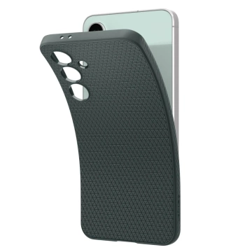 Čierne puzdro Liquid Air pre Samsung Galaxy S24 FE Abyss Green