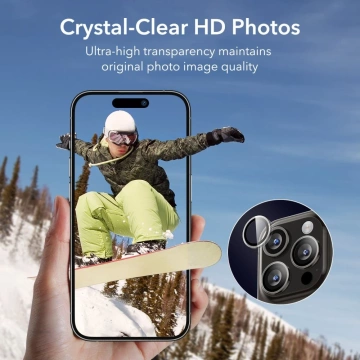 ESR Camera Lens Tempered Glass для iPhone 15 Pro / 15 Pro Max Clear