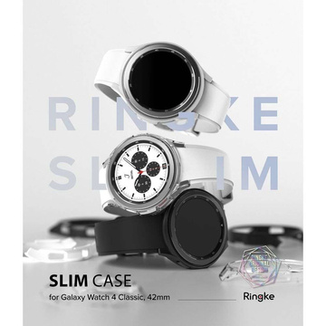 Balenie po dvoch kusoch Ringke Slim pre Samsung Galaxy Watch 4 Classic 42 mm číre