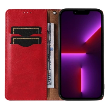 Magnet Strap Case Case pre iPhone 12 Pro Max Pouch Wallet Mini Lanyard Pendant Red