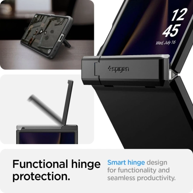 Etui Galaxy Z Flip 7 Spigen Tough Armor MagSafe Black