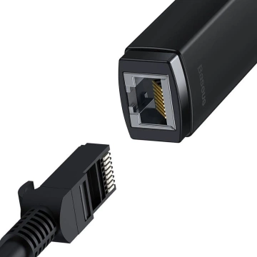 USB-auf-RJ45-Netzwerkadapter der Baseus Lite-Serie, 100 Mbit/s (schwarz)