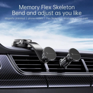 Magnetický flexibilní držák do auta Forcell 20 cm 2 v 1