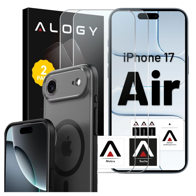 Case for Apple iPhone 16 Pro Max Alogy MagSafe Hybrid Matte Case with Lens Protection Black